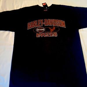 HarleyDavidson Mens Large Black shirt new condition.